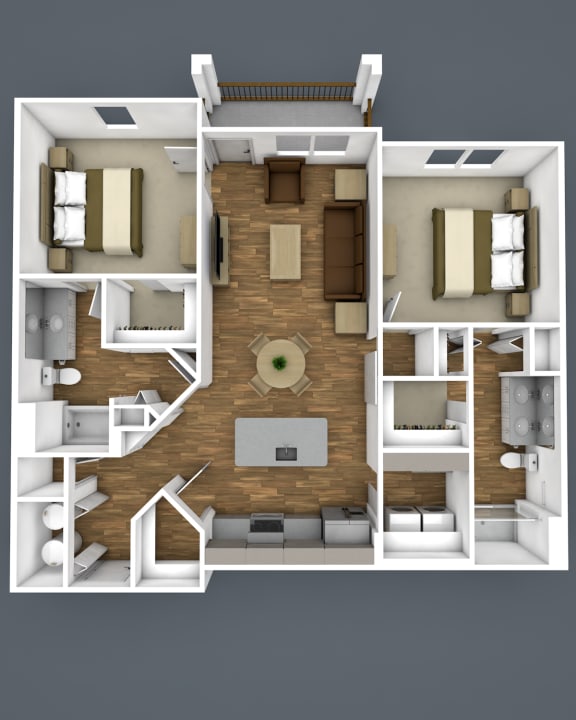 2 Floor Plan at The Strand, Oviedo, 32765