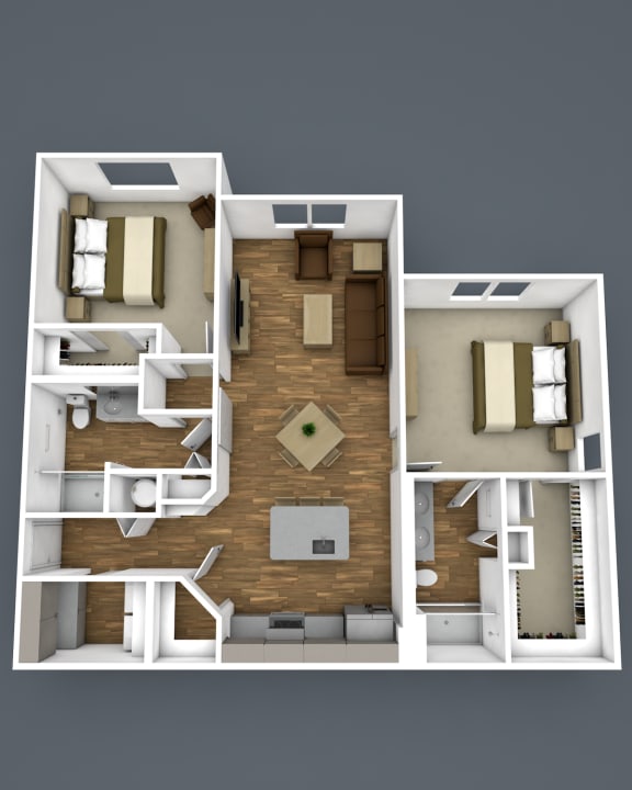 2A Floor Plan at The Strand, Oviedo, Florida
