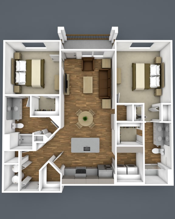2D Floor Plan at The Strand, Florida, 32765