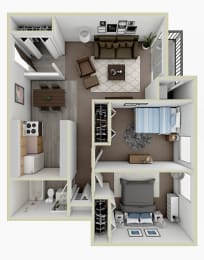 2 bedroom apartment floor plan