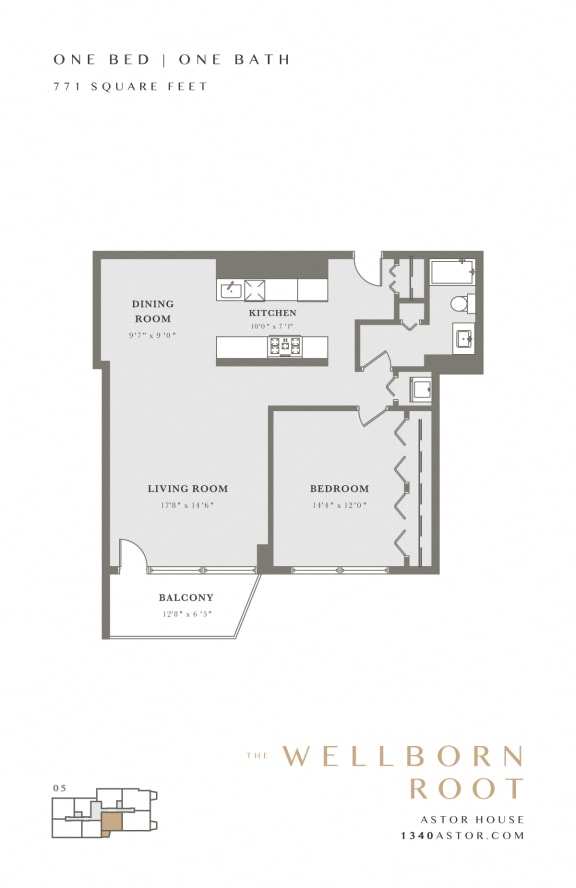 Astor House Floor Plan - Wellborn Root