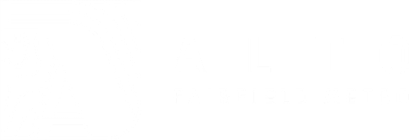 A black and white image of a logo for the Fairfield Metro.