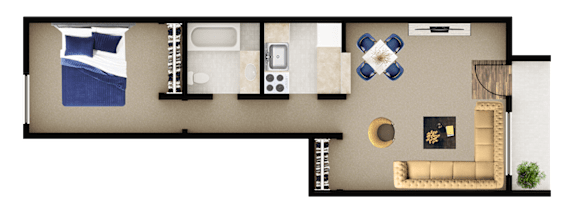  Floor Plan 1x1 A4