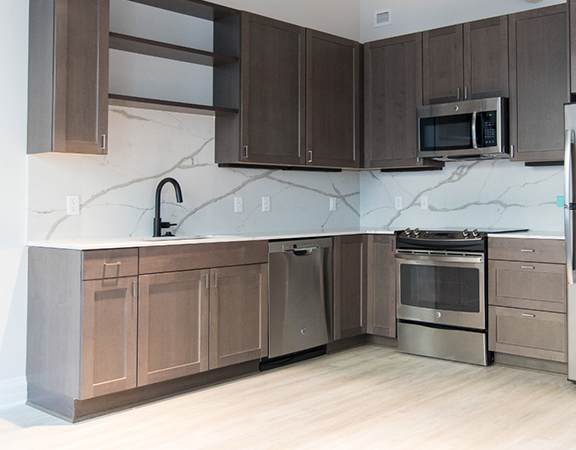 Modern Kitchen at 35W, Detroit, 48226