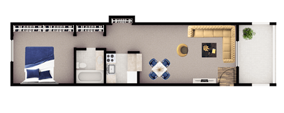  Floor Plan 1x1 A3