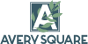 a logo foravery sqirrel with a aqua background and a tree