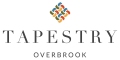 the logo for tapestry overbrook with the word tapestary overlapped