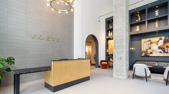 Forte on the Park Minneapolis Lobby and Concierge Desk 