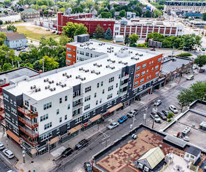 Latitude Exterior, Weidner Real Estate Properties Apartments in Milwaukee, WI