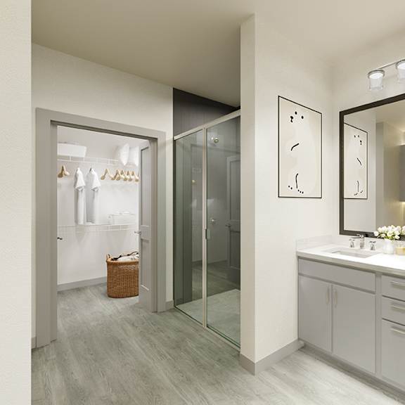 Jovie Lakeway Apartments in Lakeway, Texas Model Bedroom