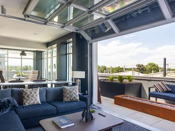 Lounge Area at Railside at Wadsworth Station, Lakewood, 80214