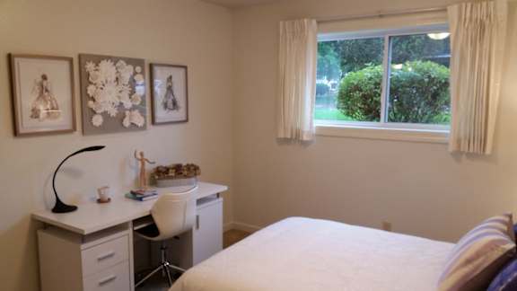 Scotsdale Lower Level Bedroom 1a at Scotsdale Apartments, Coralville, Iowa, 52241