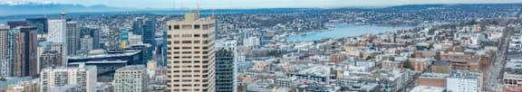 Beautiful View of Seattle, WA at Sunset