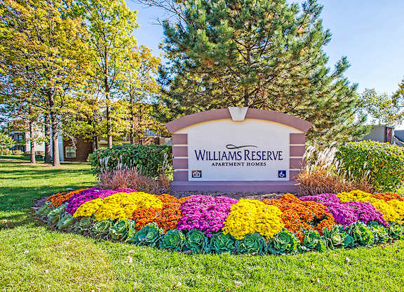 Decorated Entry Sign at Williams Reserve, Palatine, IL, 60074