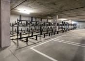 Thumbnail 12 of 27 - Garage with bike rack storage
