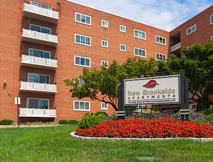 New Brookside Apartments Property Signage