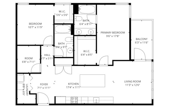 a415 Floorplan at Brickside Heights, Millcreek, UT