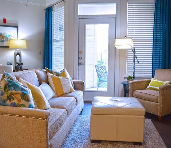 Modern Living Room at Vanguard Crossing, St. Louis, Missouri