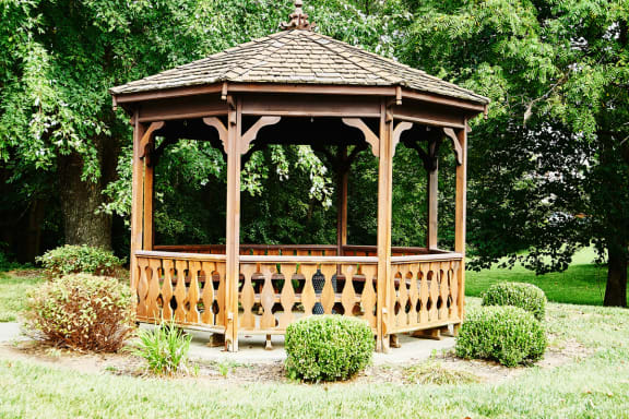 Relaxing gazebo and seating area