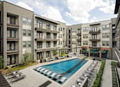 Thumbnail 7 of 31 - Resort-style Pool at The Baldwin at St. Paul Square, San Antonio, 78205