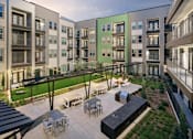 Thumbnail 9 of 31 - Outdoor Kitchen at The Baldwin at St. Paul Square, San Antonio, 78205