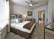Thumbnail 8 of 28 - Dallas Bedroom with 2 inch Privacy Blinds