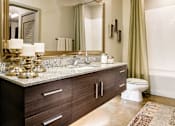 Thumbnail 9 of 28 - Apartments in Dallas Area with Floating Bathroom Vanities