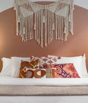 Contemporary Bedroom at Little Bo Bungalow and Flats Apartments, Omaha, 68108