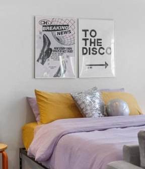 Modern Bedroom at Little Bo Bungalow and Flats Apartments, Omaha, Nebraska