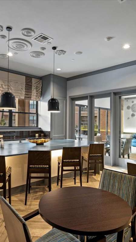 our apartments showcase a naturally well lit living room