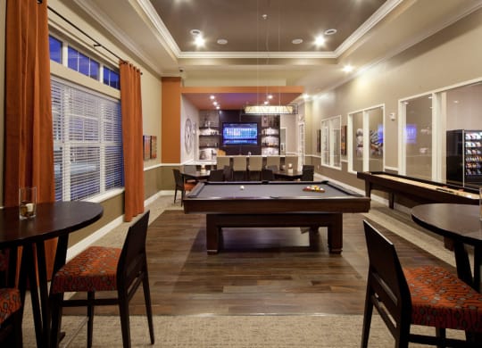 Pub Room at Skye at Arbor Lakes Apartments in Maple Grove, MN