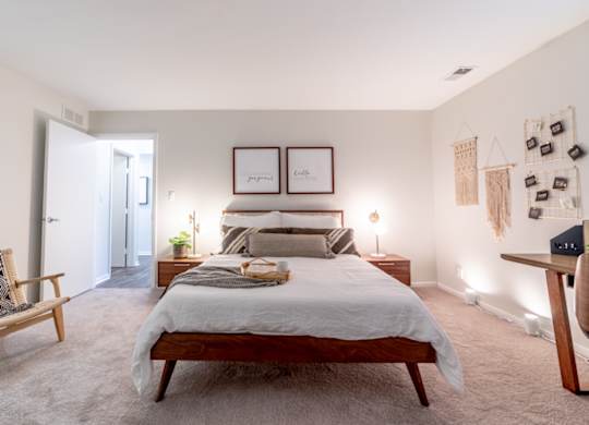 Plush Carpeting in Bedrooms at Governor Square Apartments, Carmel