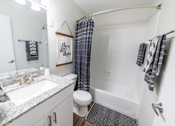 Soaking Tubs With Ceramic Tile at Governor Square Apartments, Carmel, IN, 46032