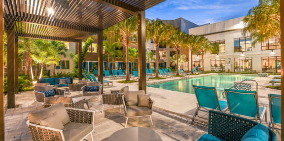 Pool Area at Lyra in Sarasota, Florida 34237
