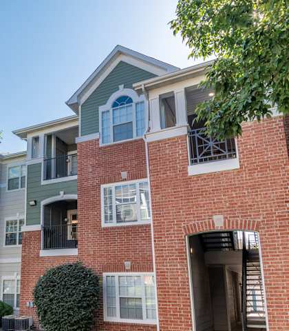 Front-View of the Property at The Village on Spring Mill, Carmel, Indiana, 46032