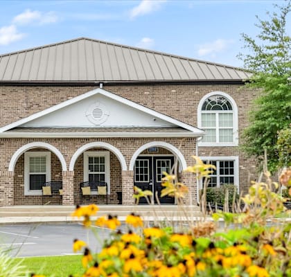 Clubhouse Exterior at Puller Place Apartments, Jacksonville, North Carolina