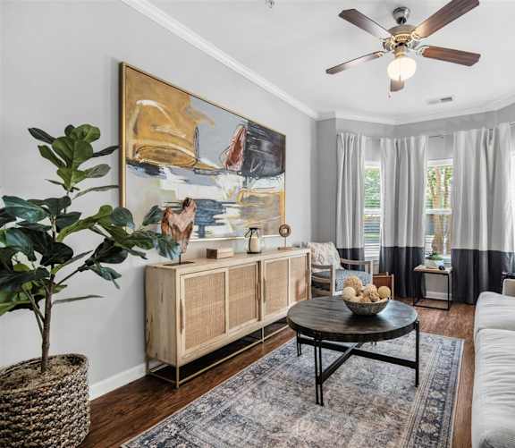 Furnished Living Room at Cypress River, Ladson, SC, 29456