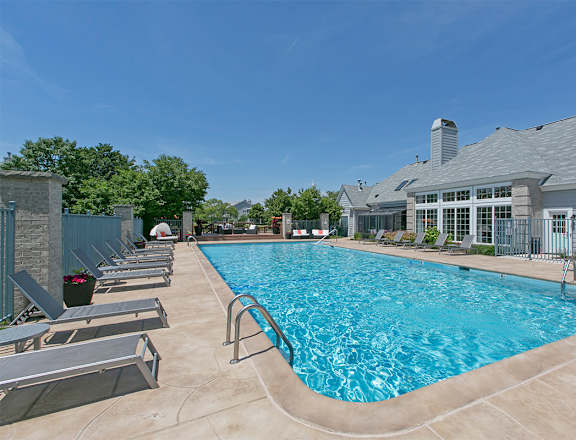 Swimming at Brookdale Lakes, Naperville, IL