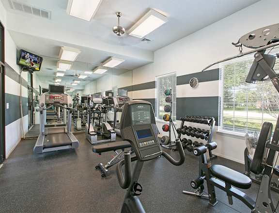 Gym center at Brookdale Lakes, Naperville, IL
