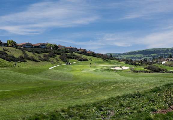 a view of the 8th green at the links kennedy bay