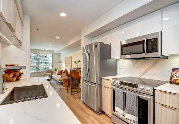 furnished kitchen