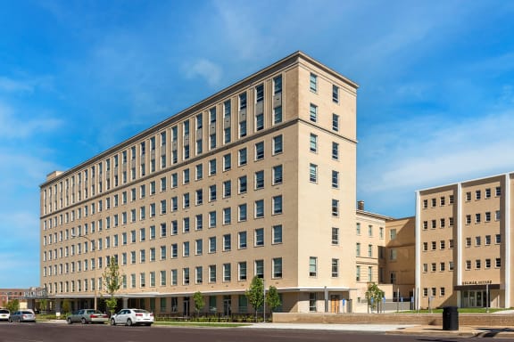 Building Exterior at The Residences at Delmar DivINe, St Louis, MO, 63112