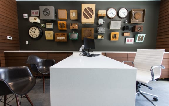 leasing office table at Pinnex, Indianapolis, IN, 46203