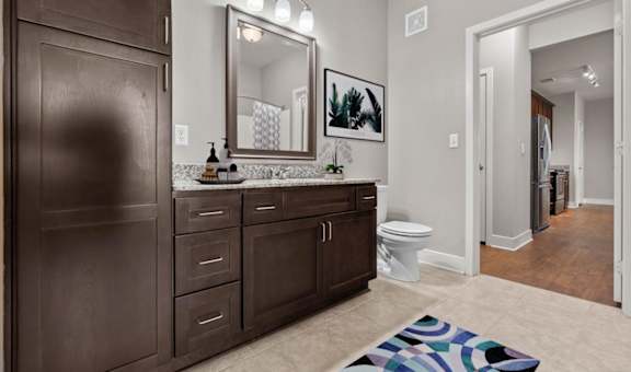 a bathroom with a sink and a toilet