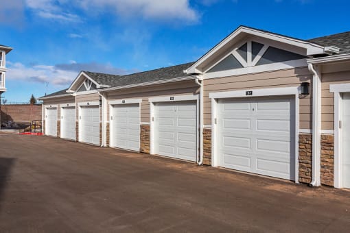 Garages for Rent at Aliso Briargate Apartments Near Powers Blvd