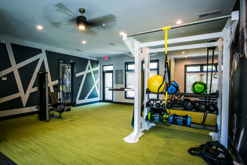 Free Weights and Gym at Apartments on Buford Highway