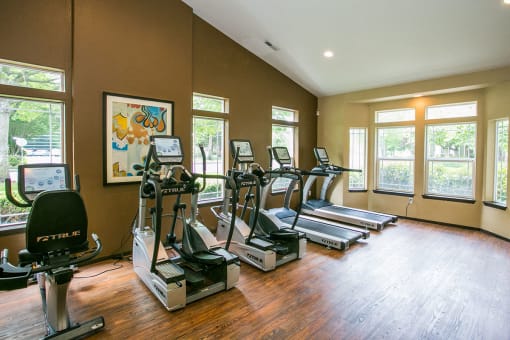 Fitness Center Gym at Vancouver Washington Apartments on Mill Plain