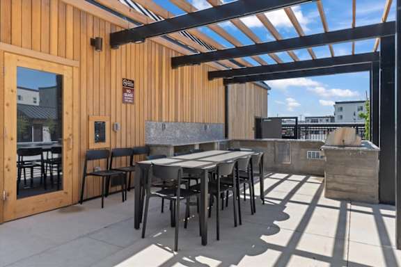 Outdoor Kitchen at Solhavn Apartments, American Fork, UT