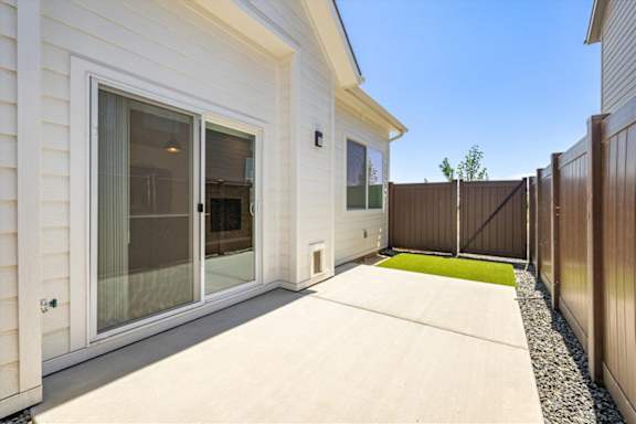 Backyard at Alante Homes at Spring Run, Caldwell, ID, 83607