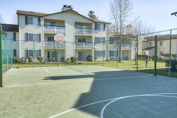 Haller Post Apartments Basketball Court